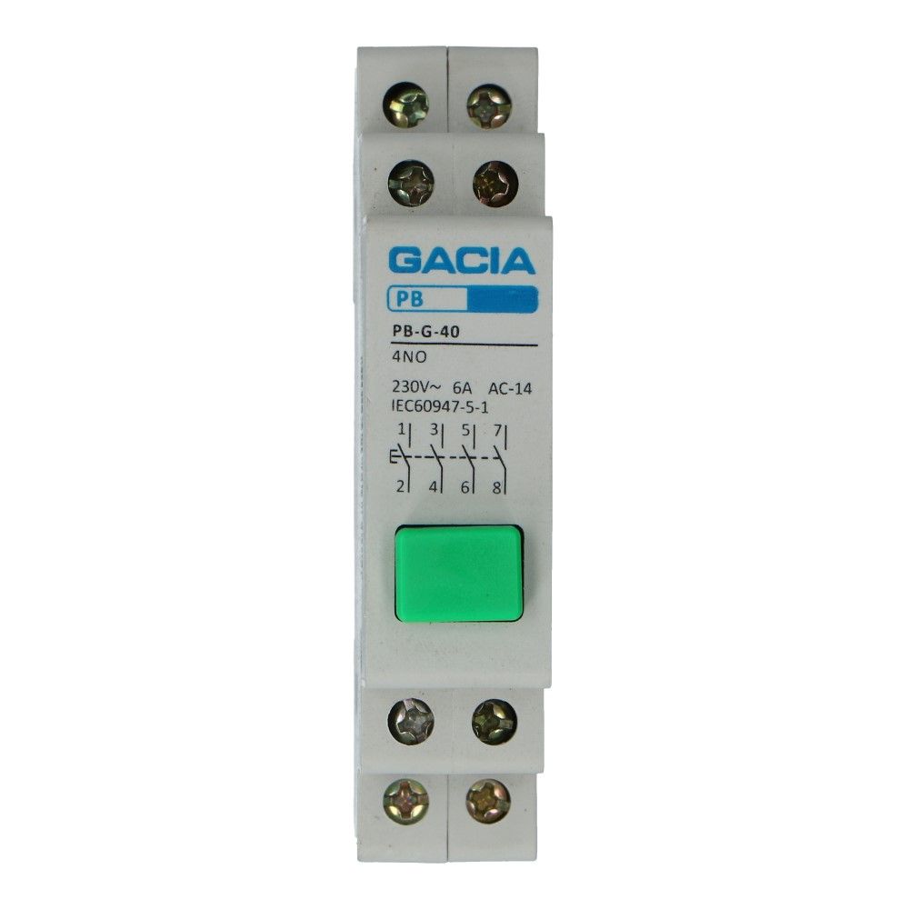 Pulsdrukknop groen 4xmaak
