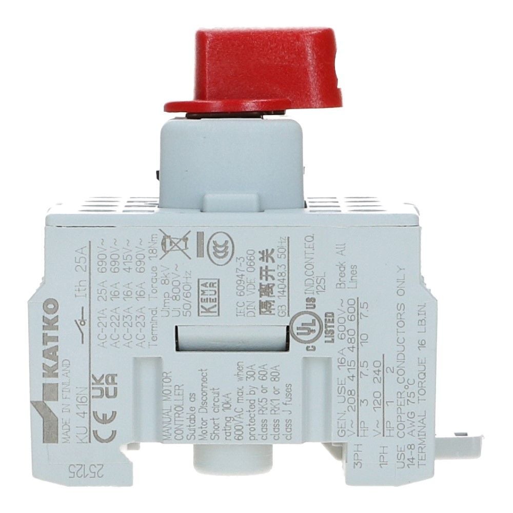 Lastscheider 4 polig 16A KU basis element