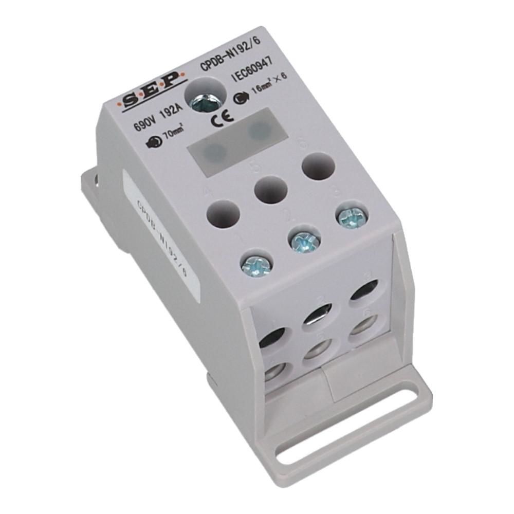 Aftakklem CPDB 192A 1x70mm² 6x16mm²
