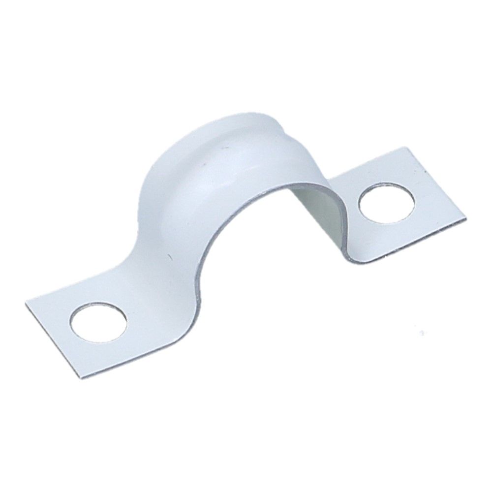 Zadel staal wit Ral 9001 15-16mm - 500 stuks