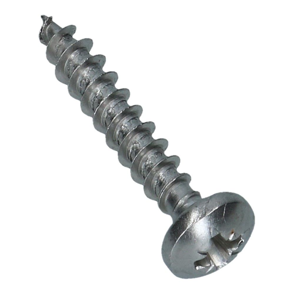 Spaanplaatschroef 5x30 bolkop RVS A2 PZ2 - 200 stuks
