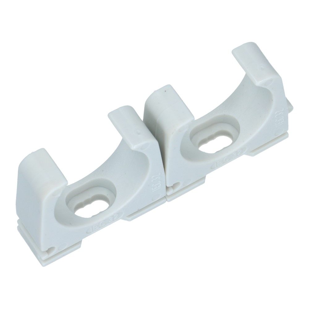 Klembeugel RC 31-32mm lichtgrijs - 40 stuks