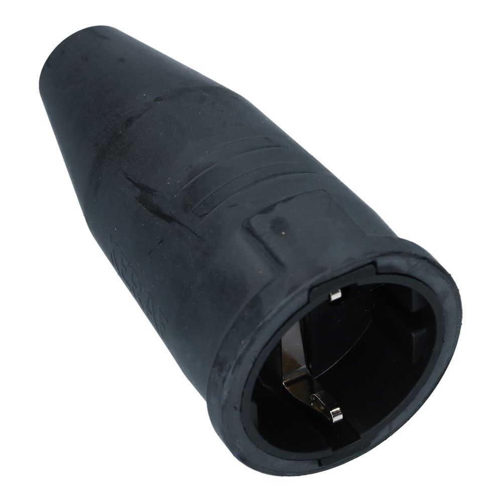 Rubber contrastekker met randaarde 16A 250VAC