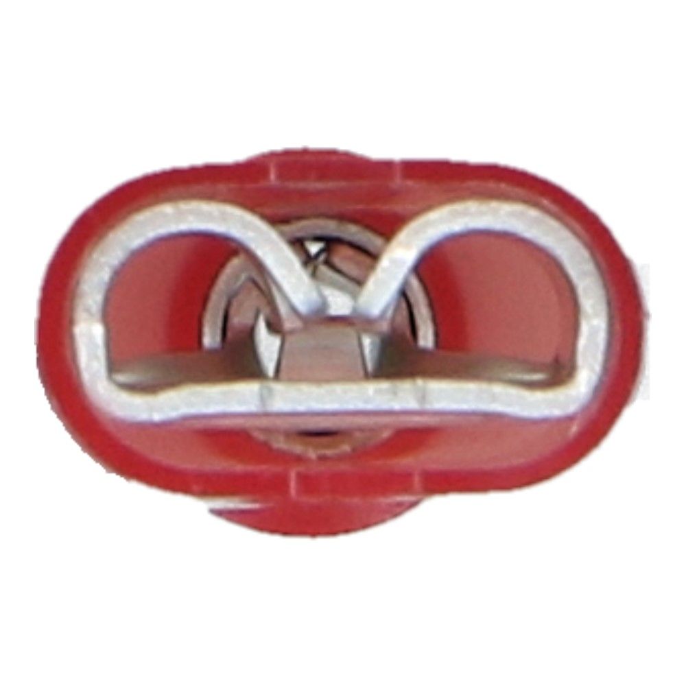 Kabelschoen contra ISO B-6.3mm D-0.8mm Rood - 100 stuks