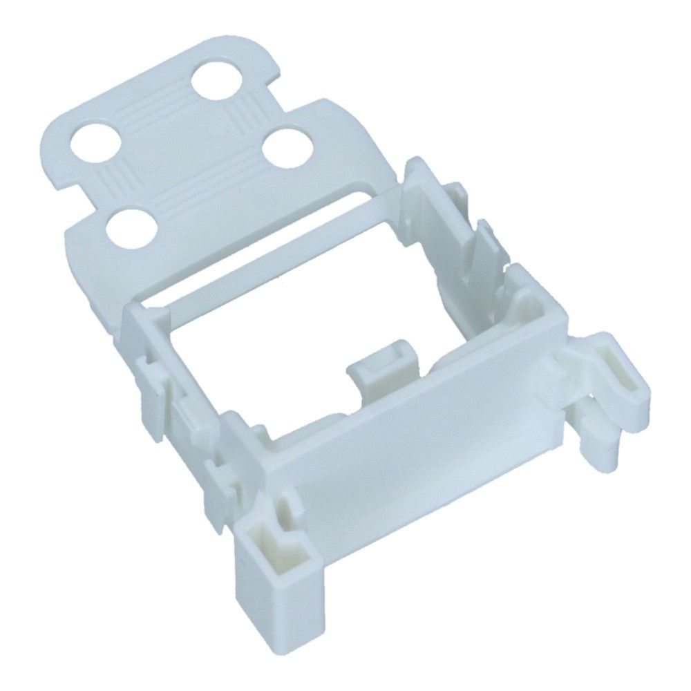 WAGO bevestigingsadapter met trekonlasting voor 0.14-4mm² soepel en massief wit