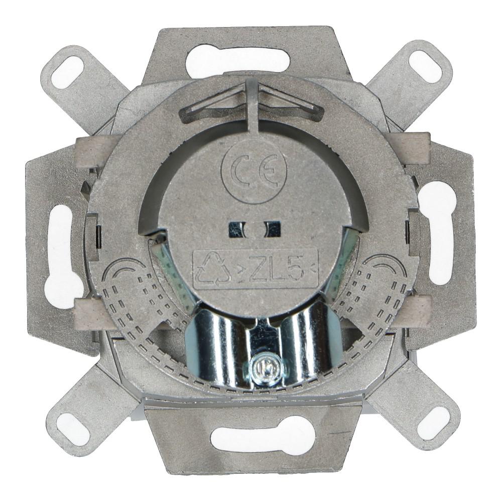 Inbouwsokkel 2xRJ45 CAT6 afgeschermd