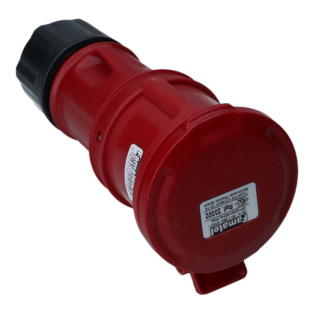 CEE female 4 polig 6H 32A IP44 stekker 380-415VAC