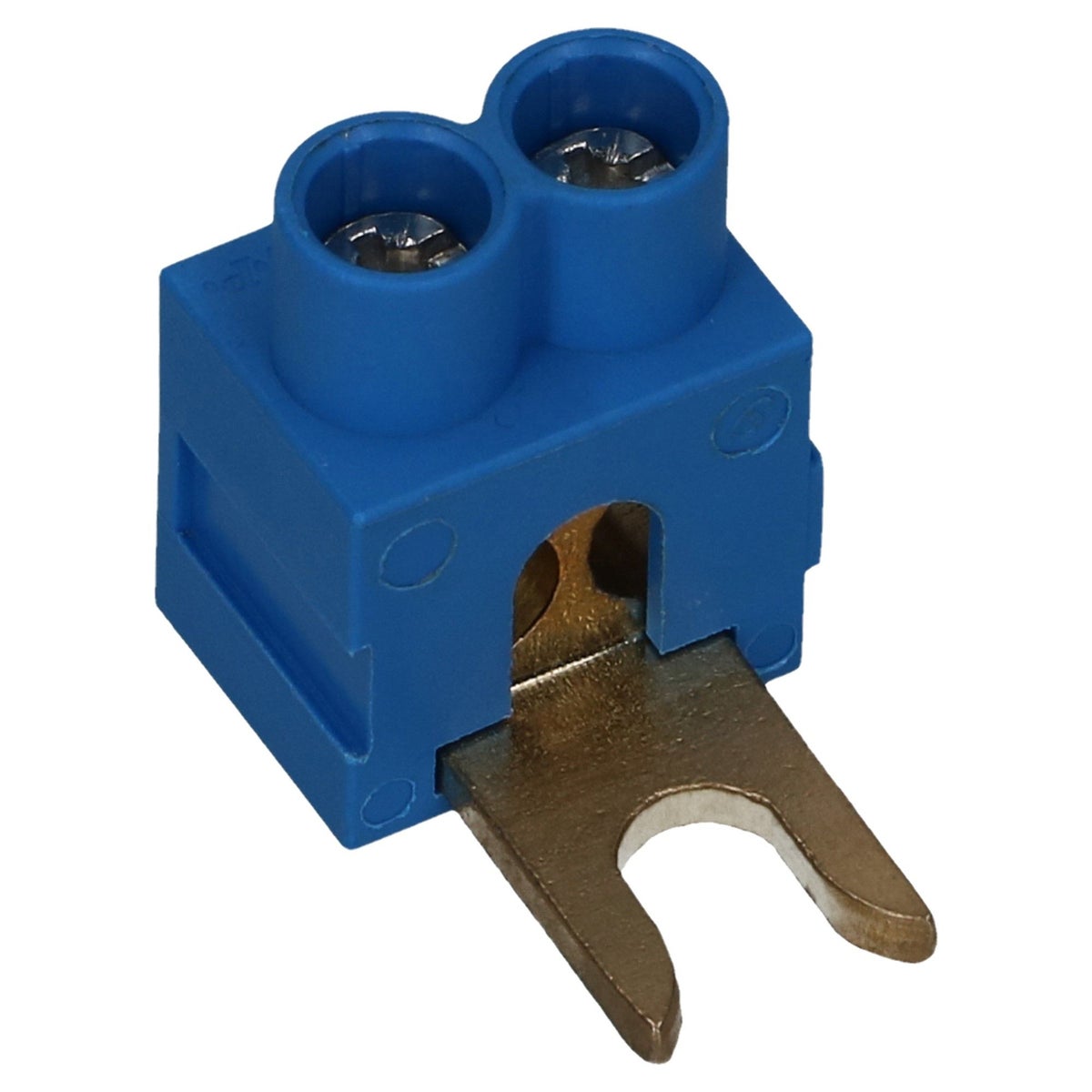 Aftakblok vork blauw 1 fase 2x25mm²