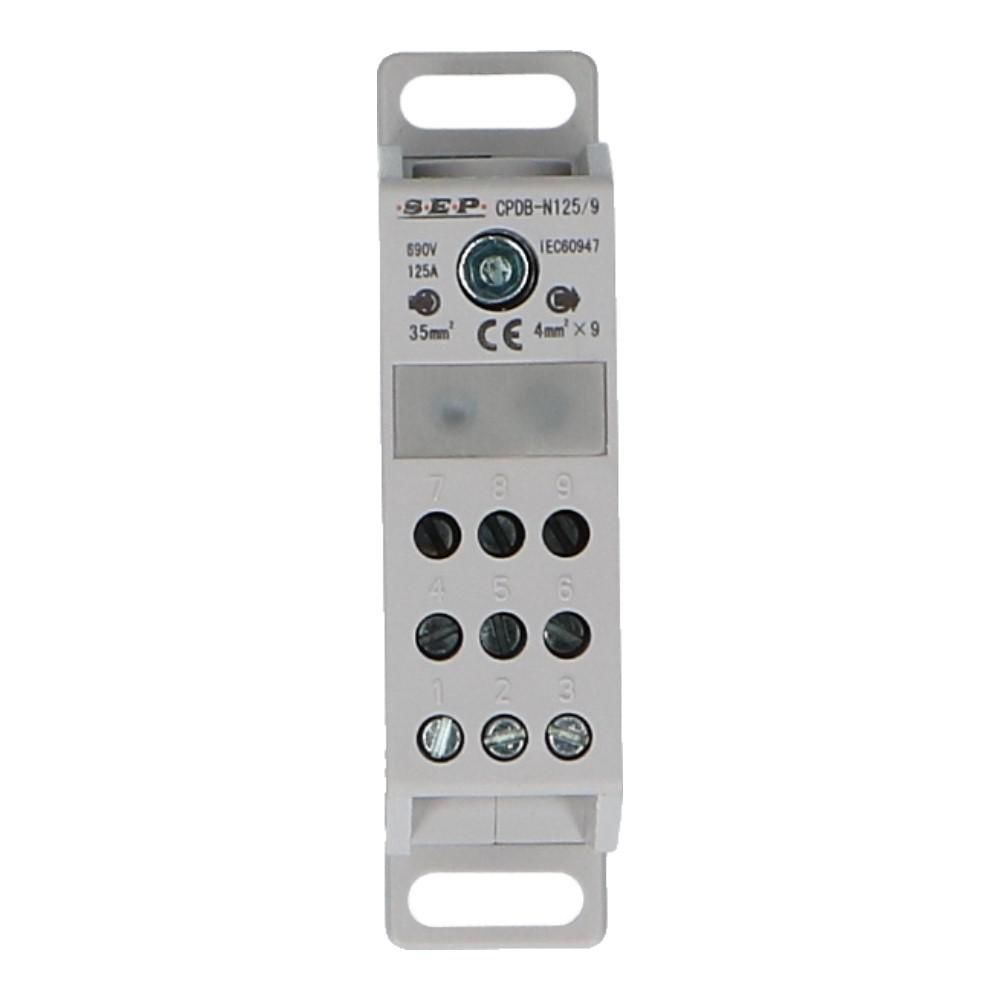 Aftakklem CPDB 125A 1x35mm² 9x4mm²