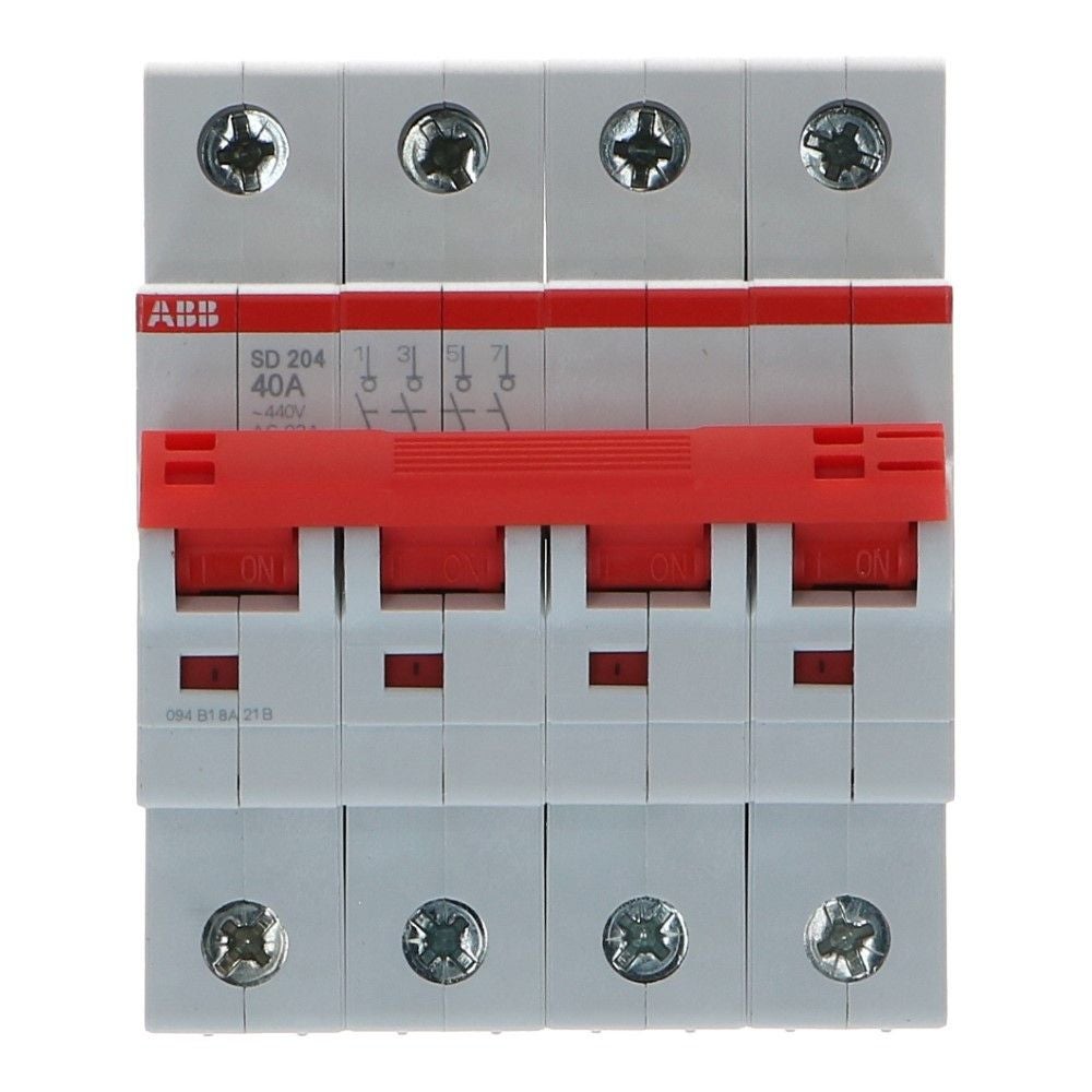 ABB Hoofdschakelaar 4 polig 40A SD204/40