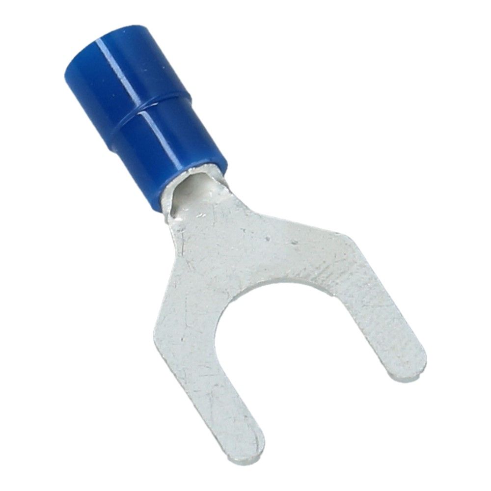 Kabelschoen vork opening 8.4mm B-14mm Blauw - 50 stuks