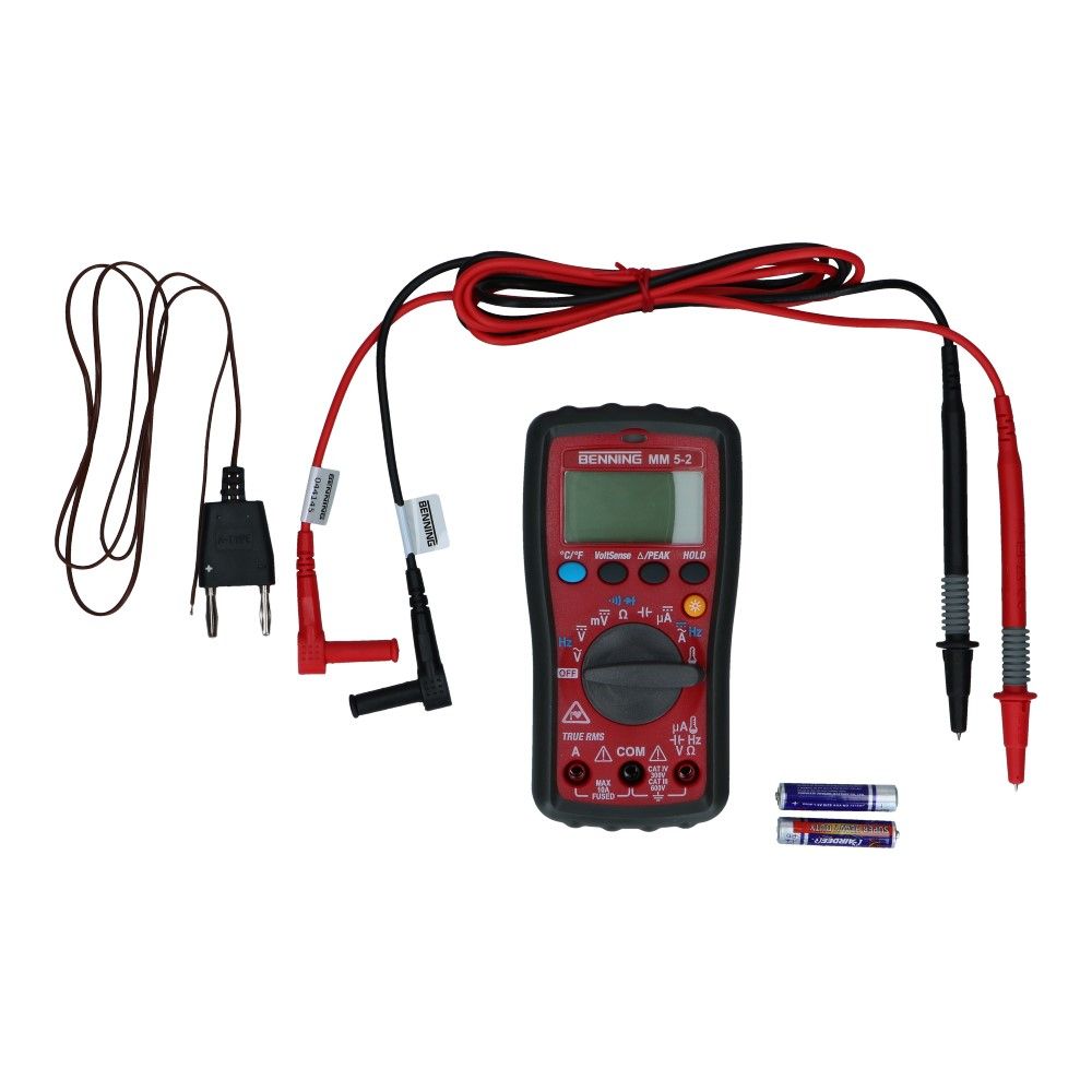 Digitale multimeter MM 5-2 True RMS 0.1mV-600V AC/DC