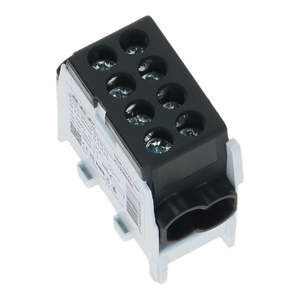 HLAK Hoofdkabel aftakklem 2x25mm² zwart