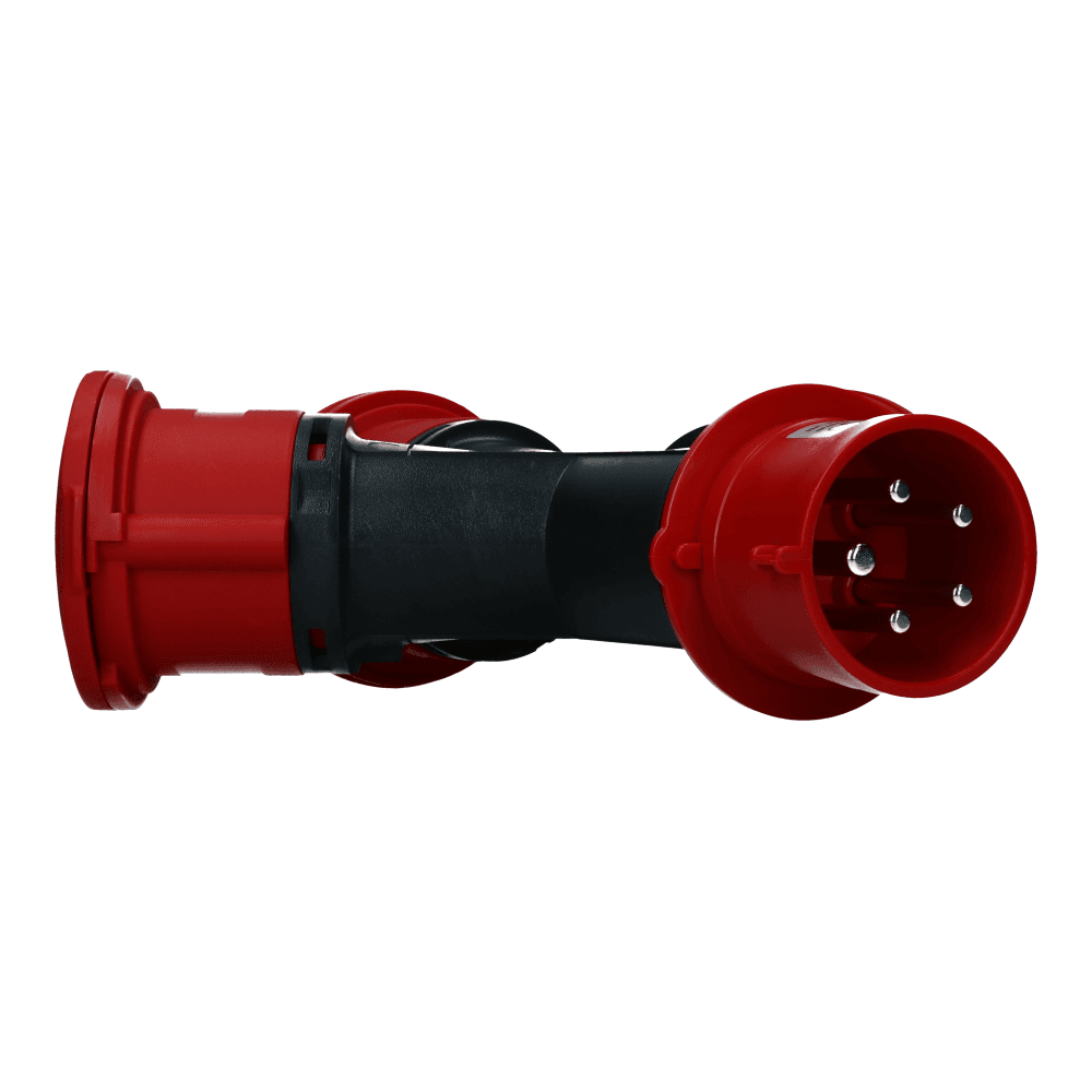 3 weg splitter 1x CEE naar 3xCEE 1p+n+e 32A