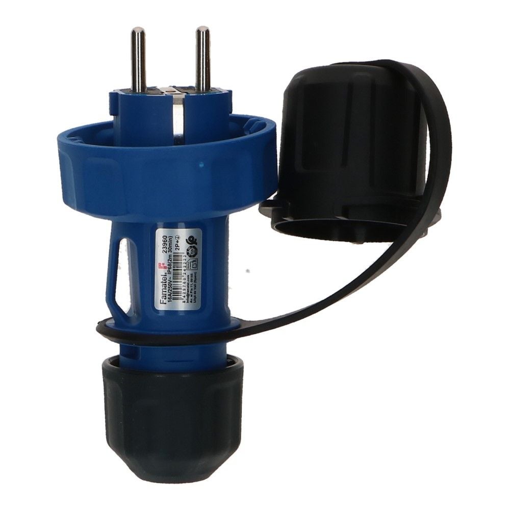 CEE stekker 2P+E 16A IP68 250V