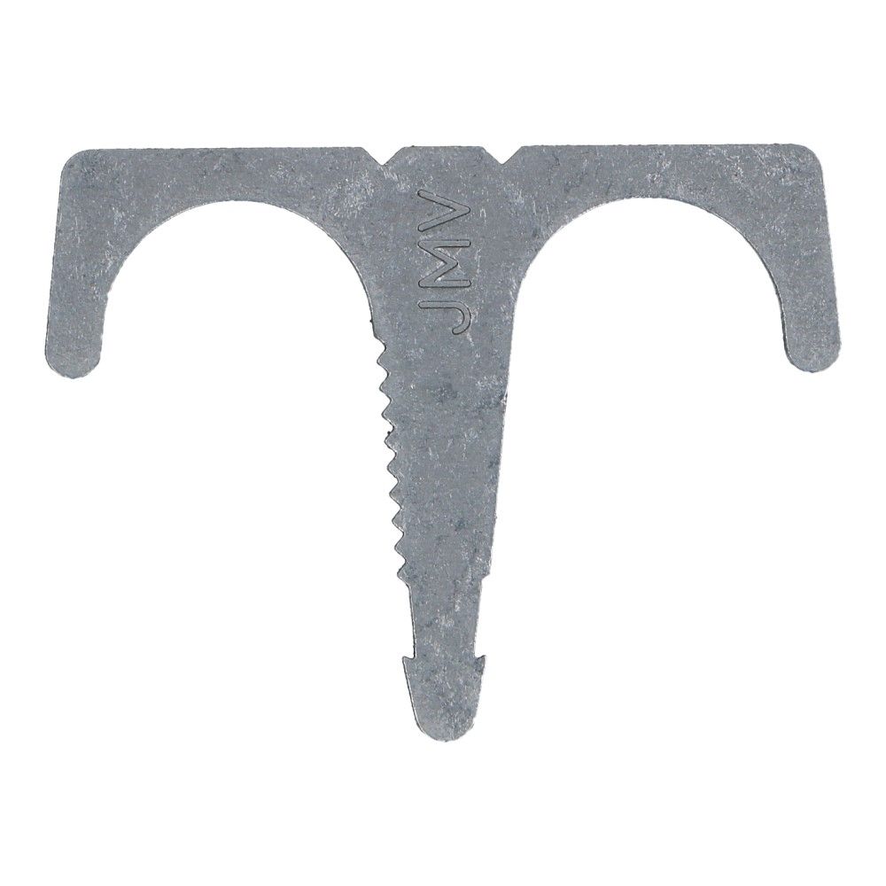 Inslagbeugel dubbel 16-20mm blank 6mm - 250 stuks
