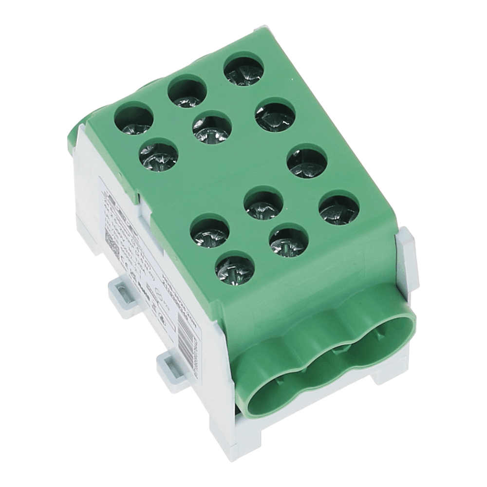 HLAK Hoofdkabel aftakklem 1x35mm²/2x25mm² groen