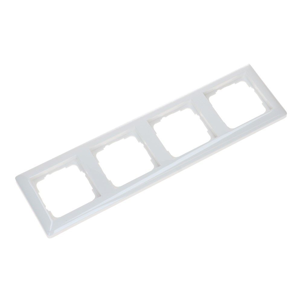 GIRA Standard 55 Afdekraam 4 voudig Zuiver wit