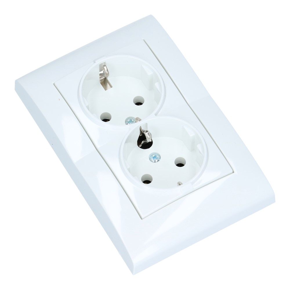 Wandcontactdoos dubbel VITA 9010