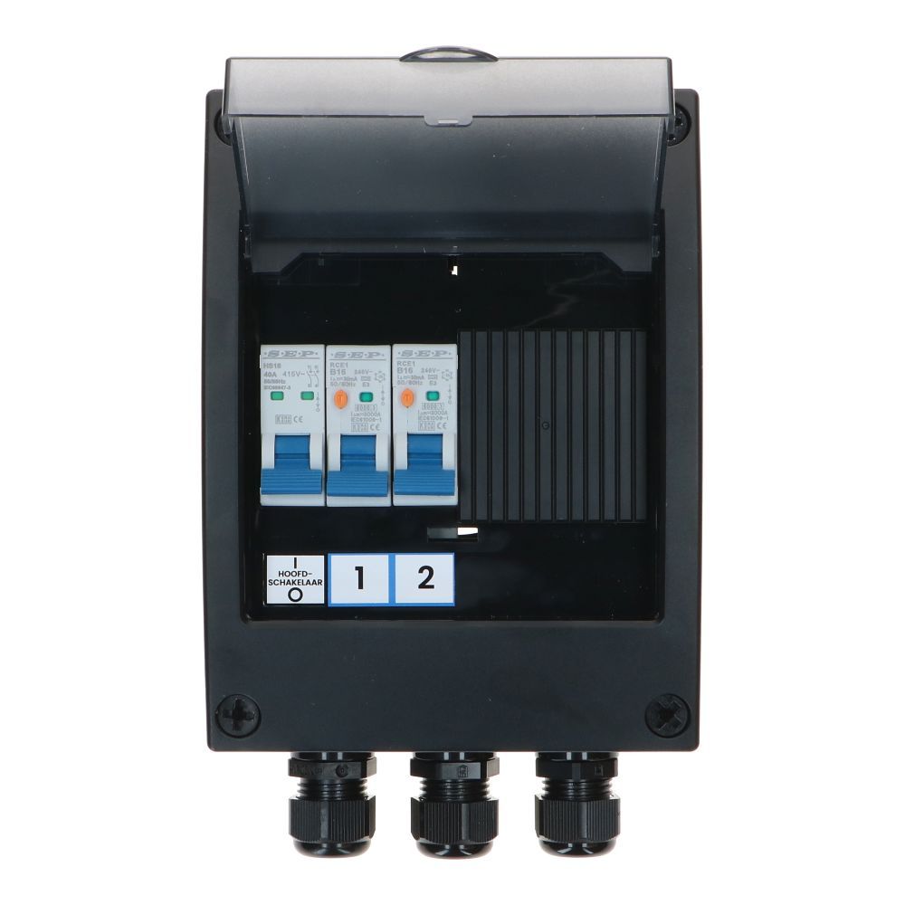 Zinvolt 1 fase verdeler 2 groepen