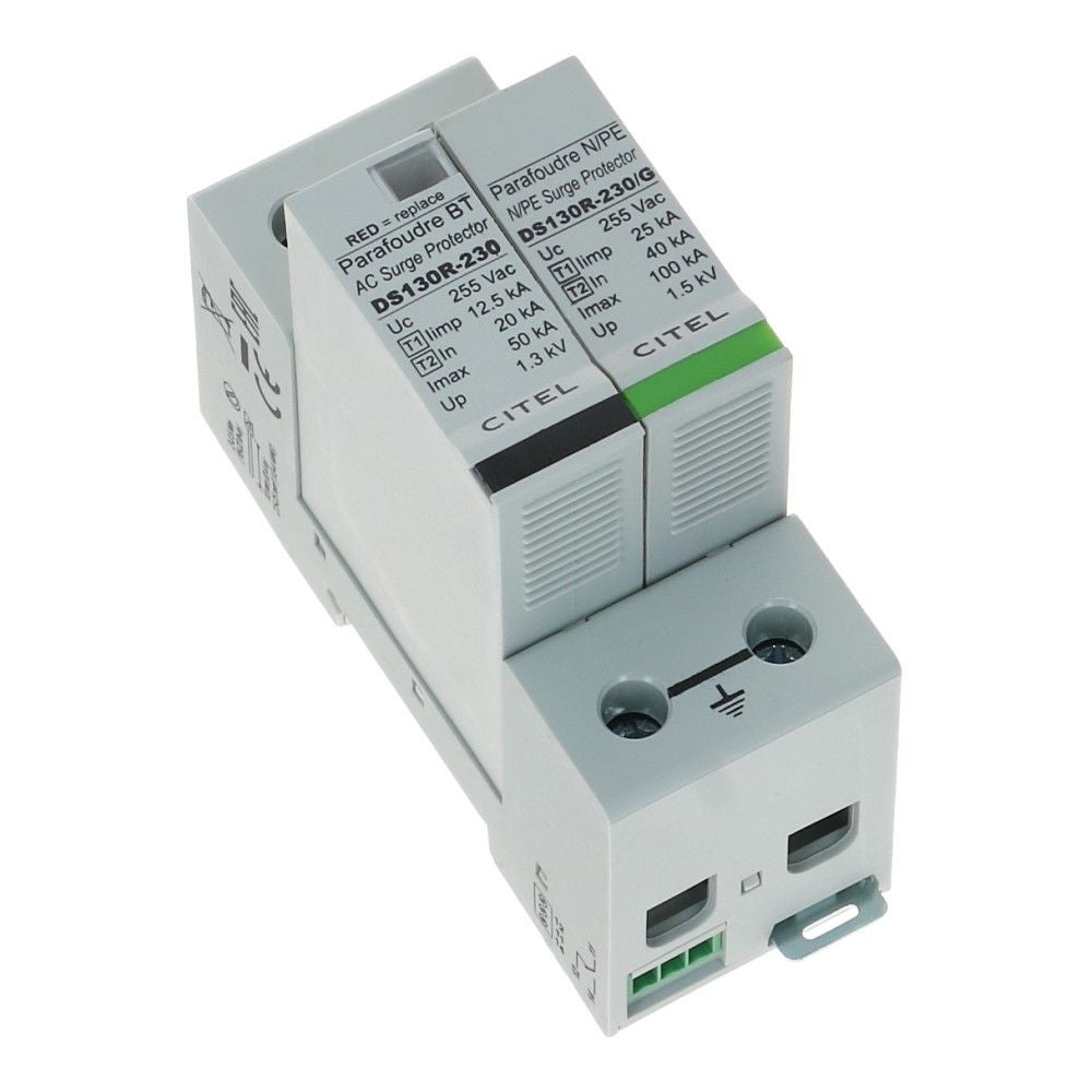 Citel overspanningsbeveiliging 1 polig + nul Type 1+2