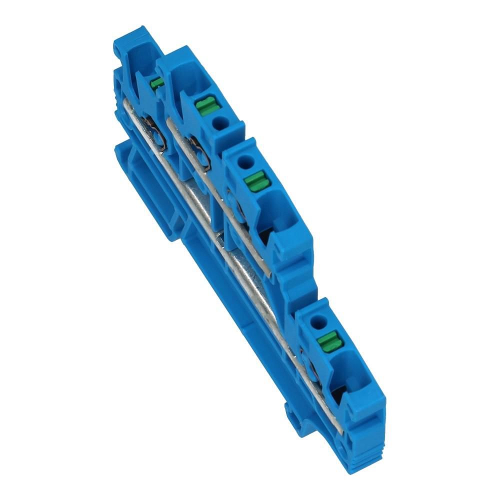 Montageklem etageklem steek EFD 2.5mm² blauw