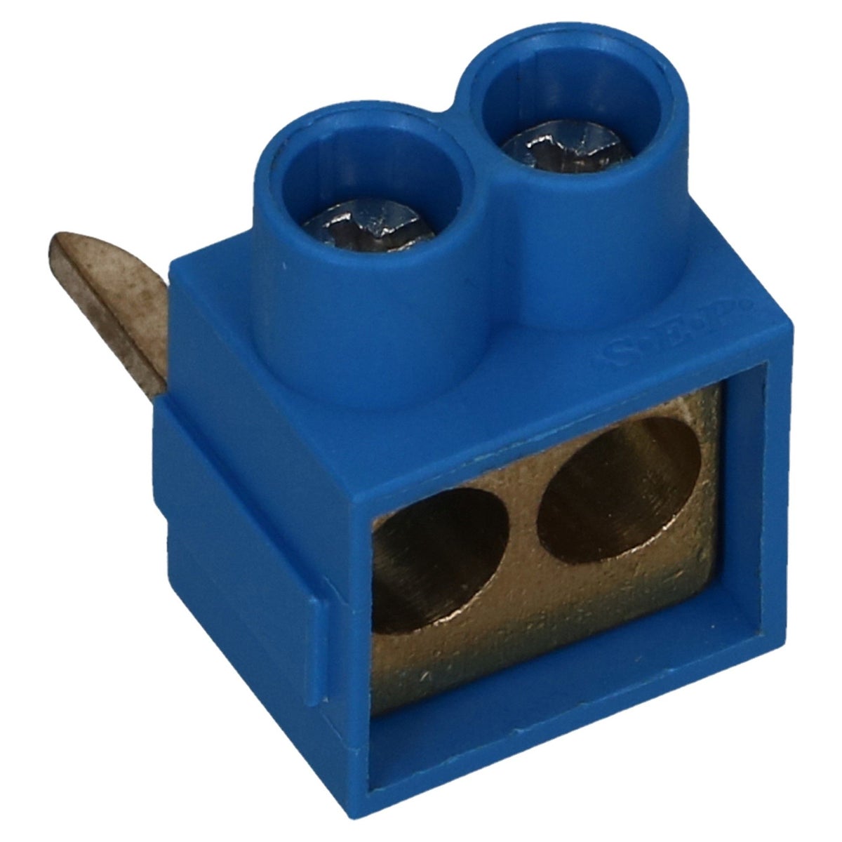 Aftakblok vork blauw 1 fase 2x25mm²