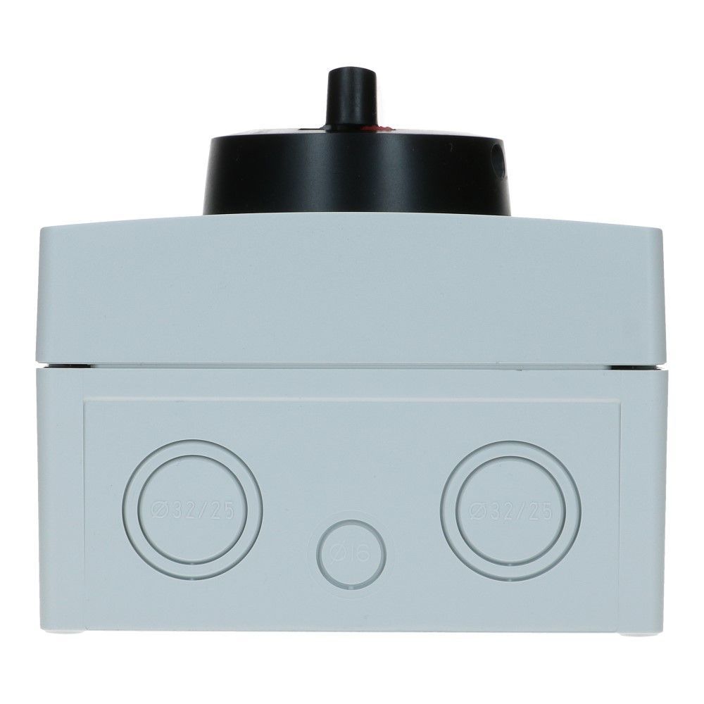 Werkschakelaar IP65 4 polig 80A 144x190x131mm zwart hendel ABS AC22-63A