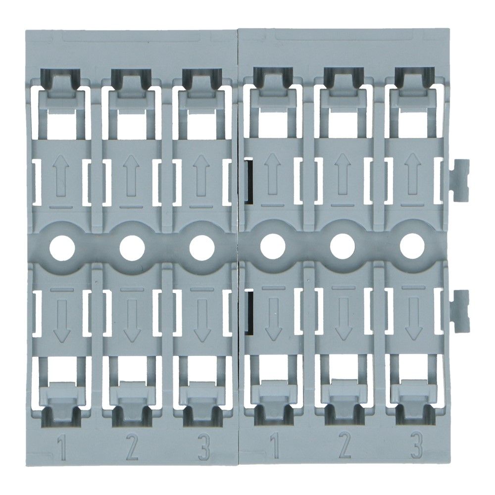 WAGO Bevestigingsadapter doorvoerconnector 3-voudig schroefbevestiging - 5 stuks