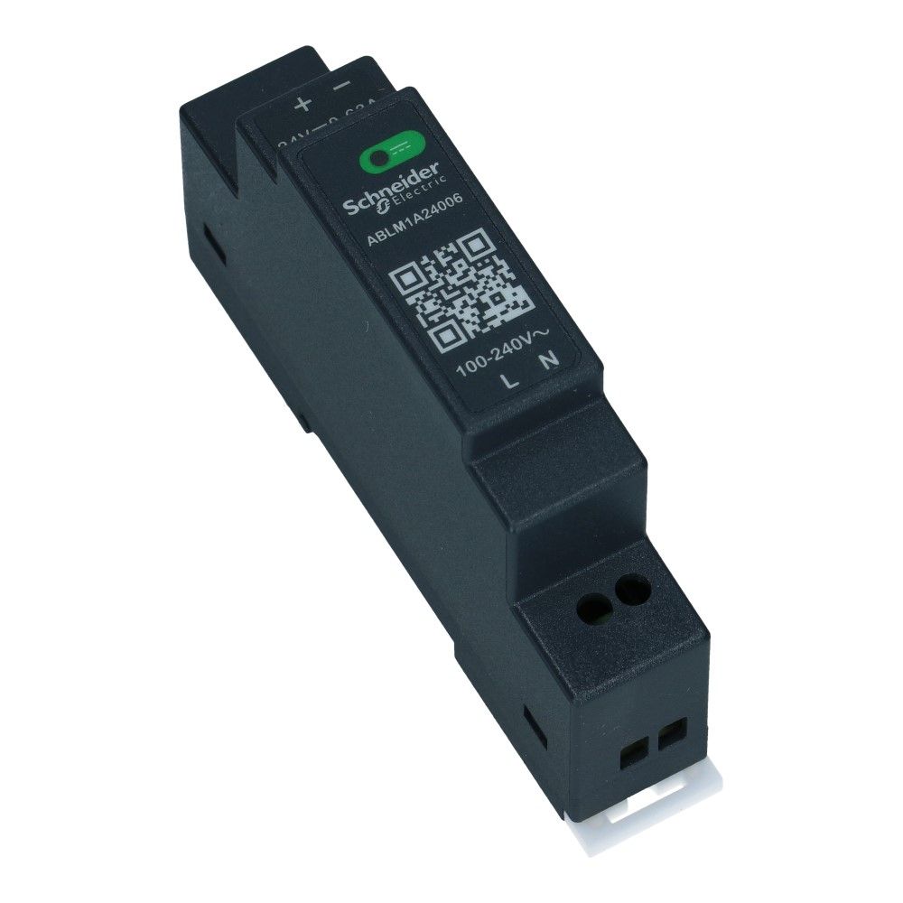 Dinrail voeding 24VDC uit 100-240VAC in 0.6A 15Watt