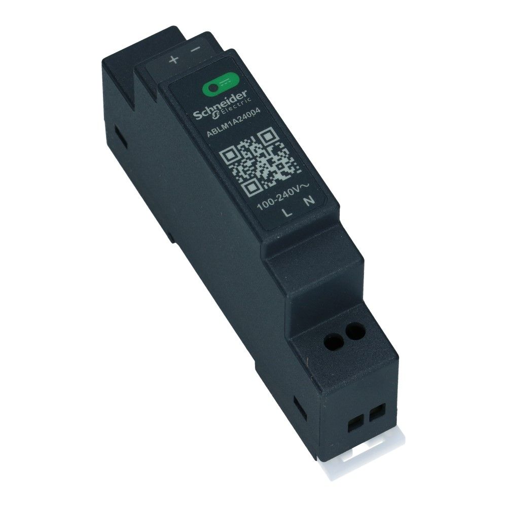 Dinrail voeding 24VDC uit 100-240VAC in 0.4A 10Watt
