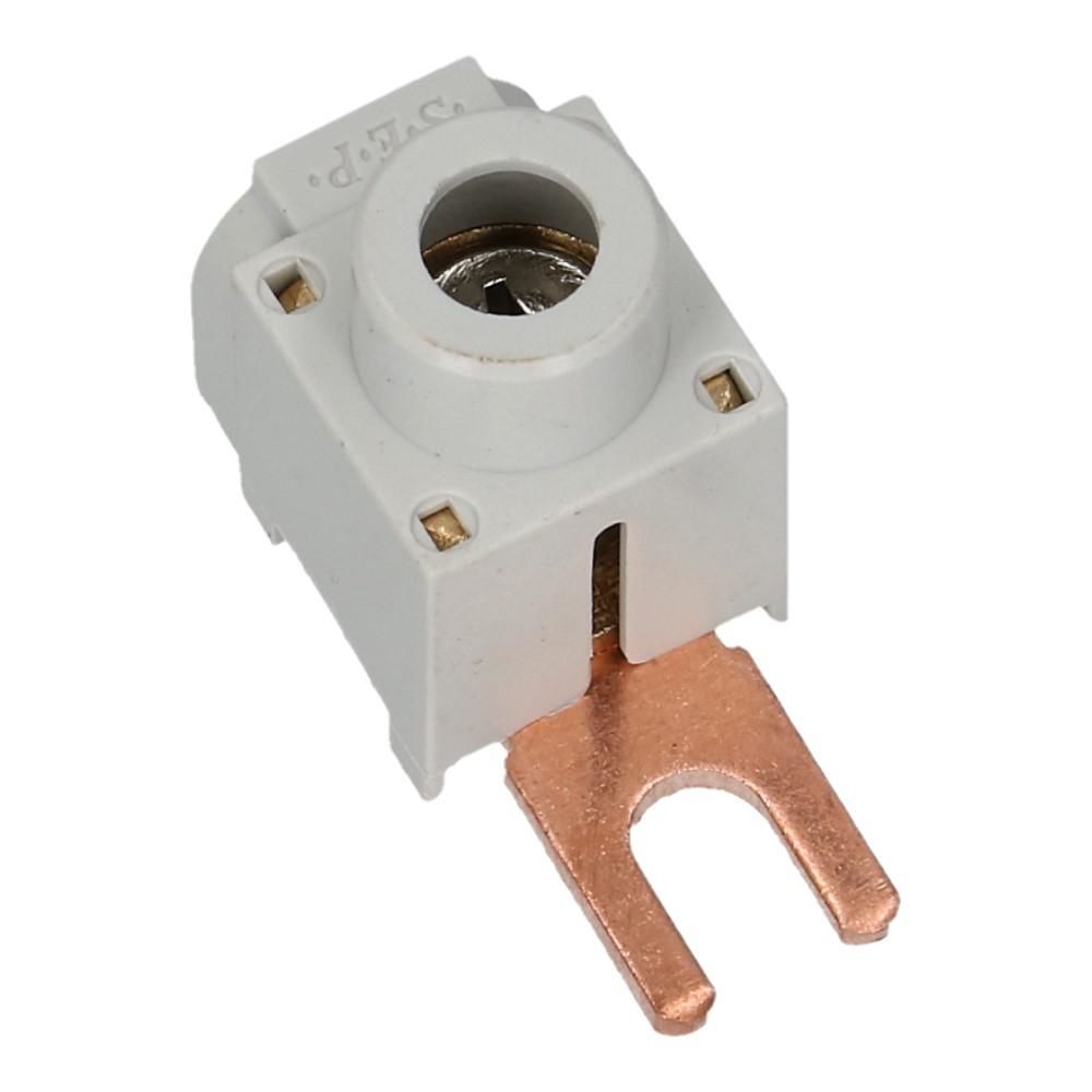 Aftakblok vork grijs 1 fase 50mm²