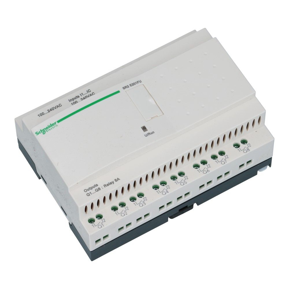 Zelio PLC met klok 20I-O 12in 8uit 100-240VAC