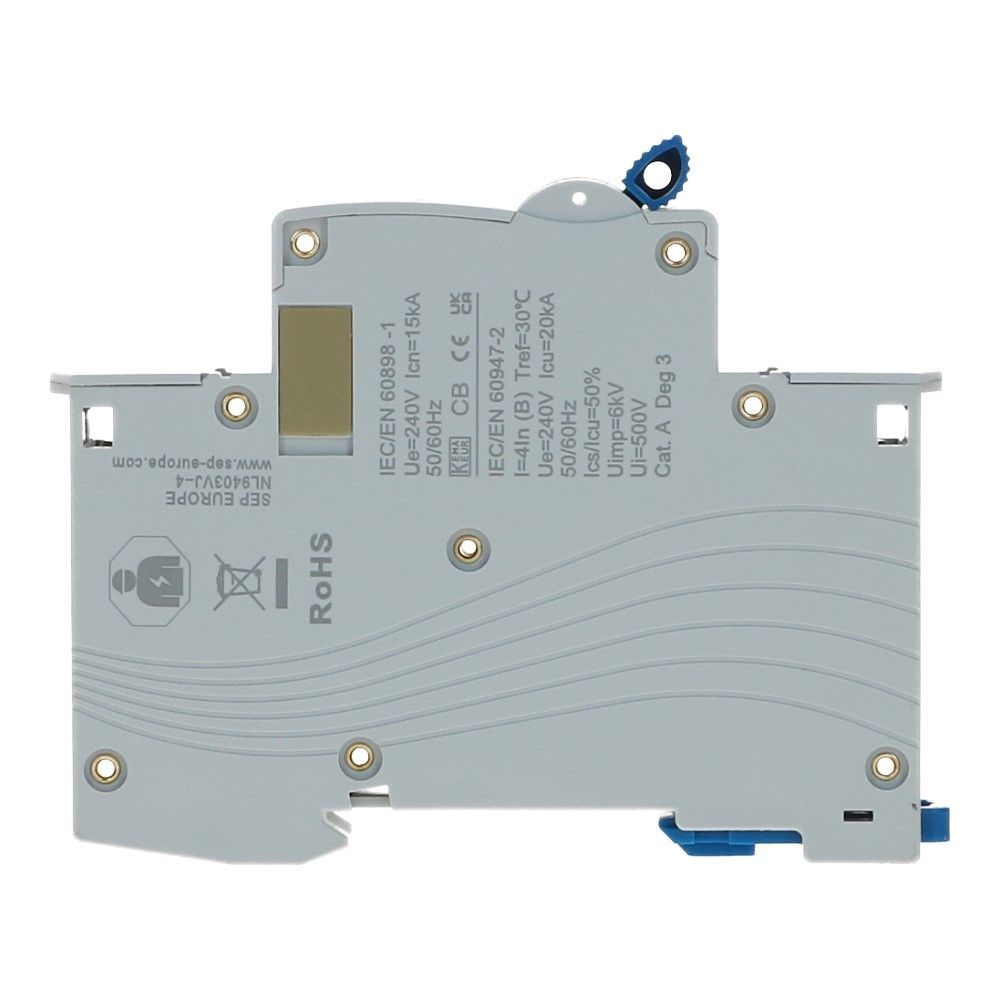 Installatieautomaat  1 polig 50A karakteristiek B 15kA INS1H