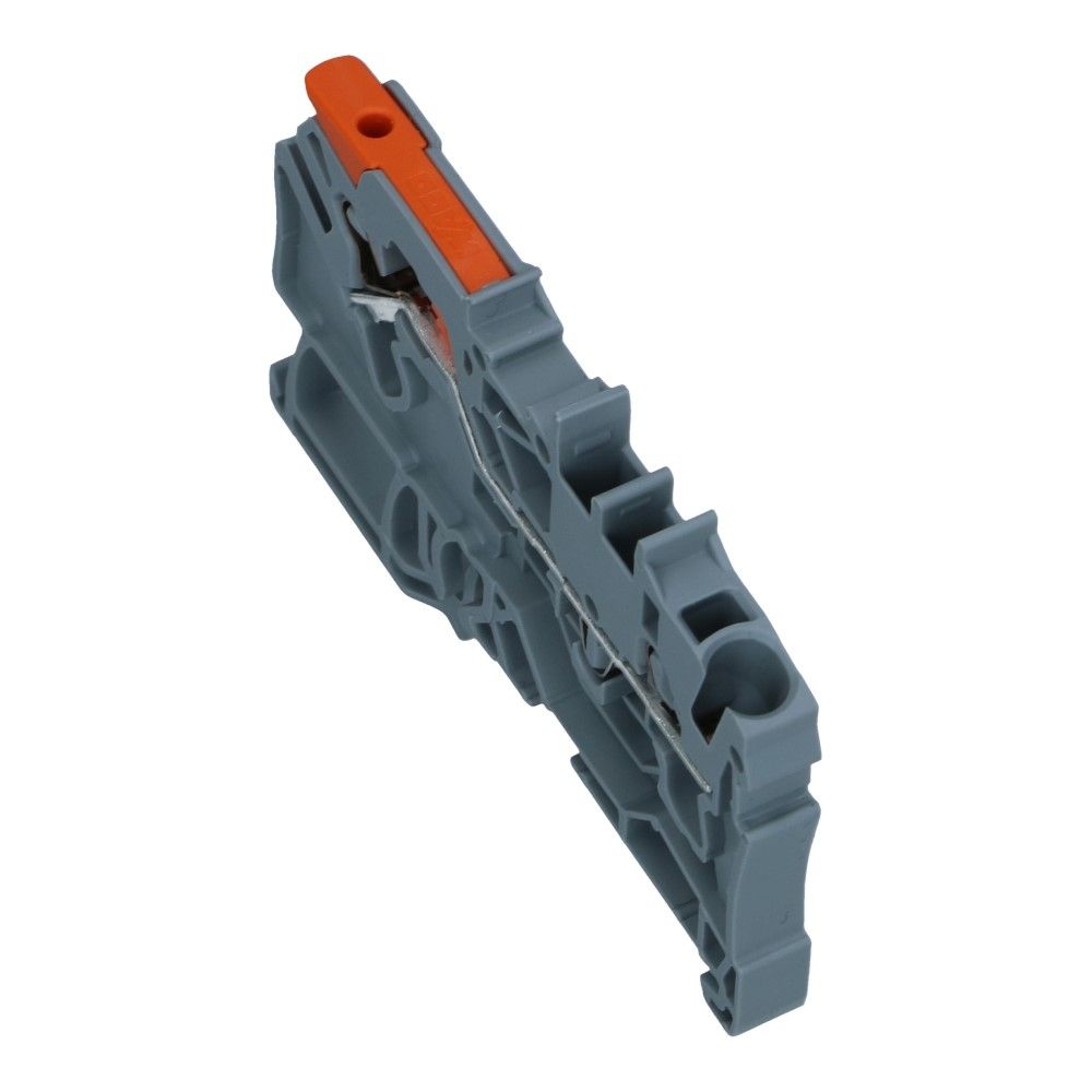 WAGO montageklem hendel 2.5mm² grijs