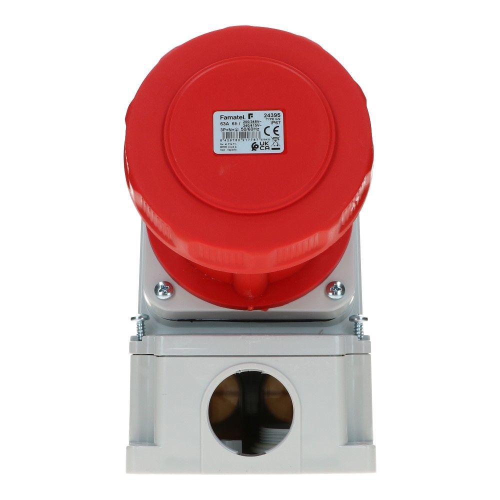CEE female 5 polig 6H 63A IP67 wcd 380-415VAC