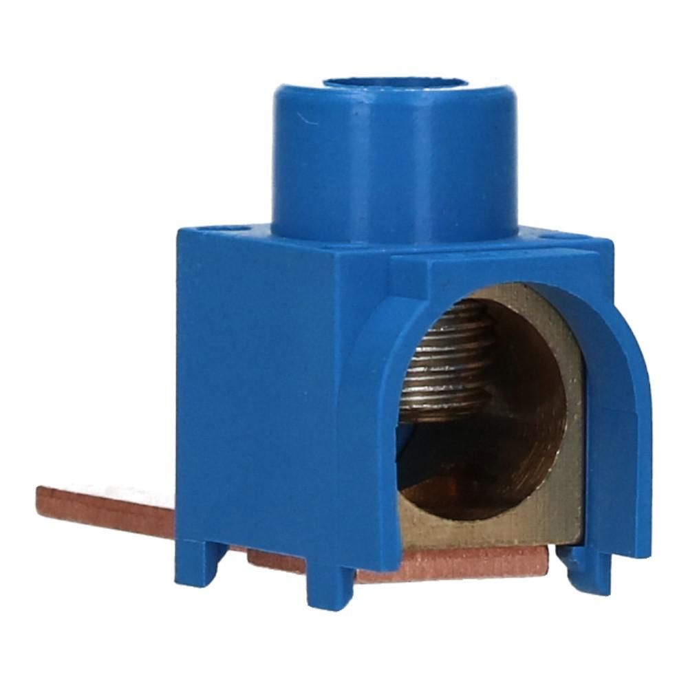 Aftakblok pin blauw 1 fase 50mm² stift 27mm