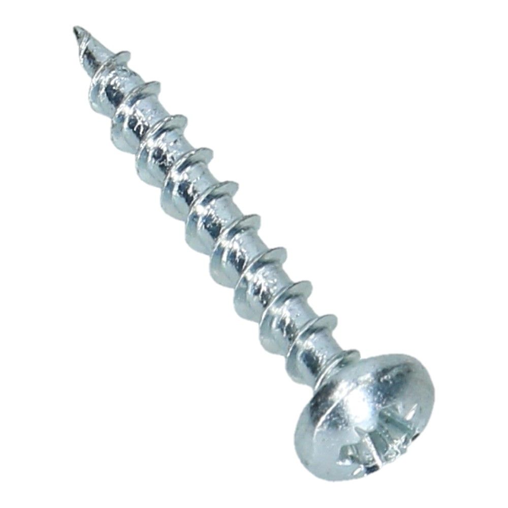 Spaanplaatschroef 3.5x25mm Bolkop Pozidrive 2 - 200 stuks