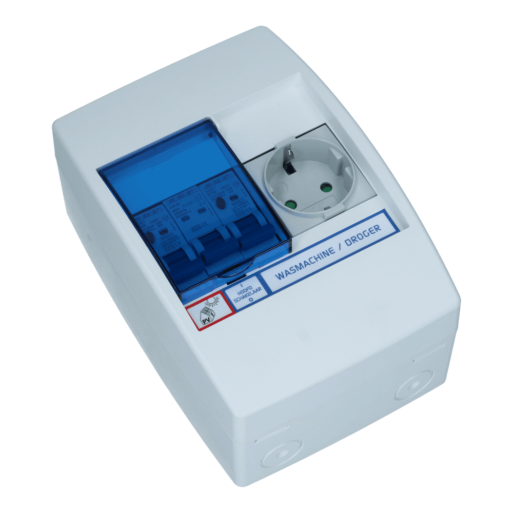 PV verdeler Blue-line 1xwcd Aardlekautomaat 16A B 30mA