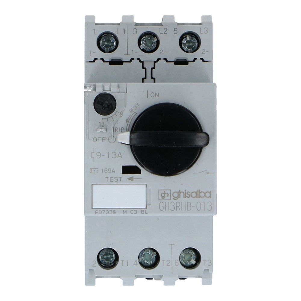 9-13A Motorbeveiligingsschakelaar 415VAC 100kA