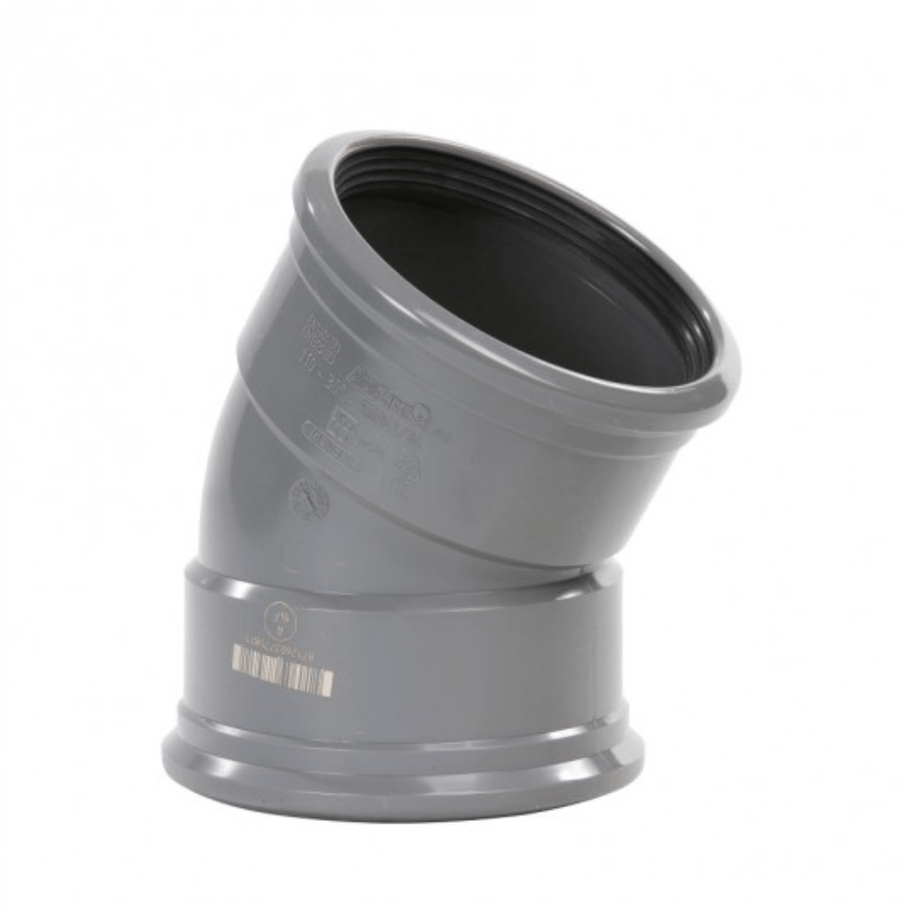Manchet Bocht 30 graden 110mm Mof-Mof