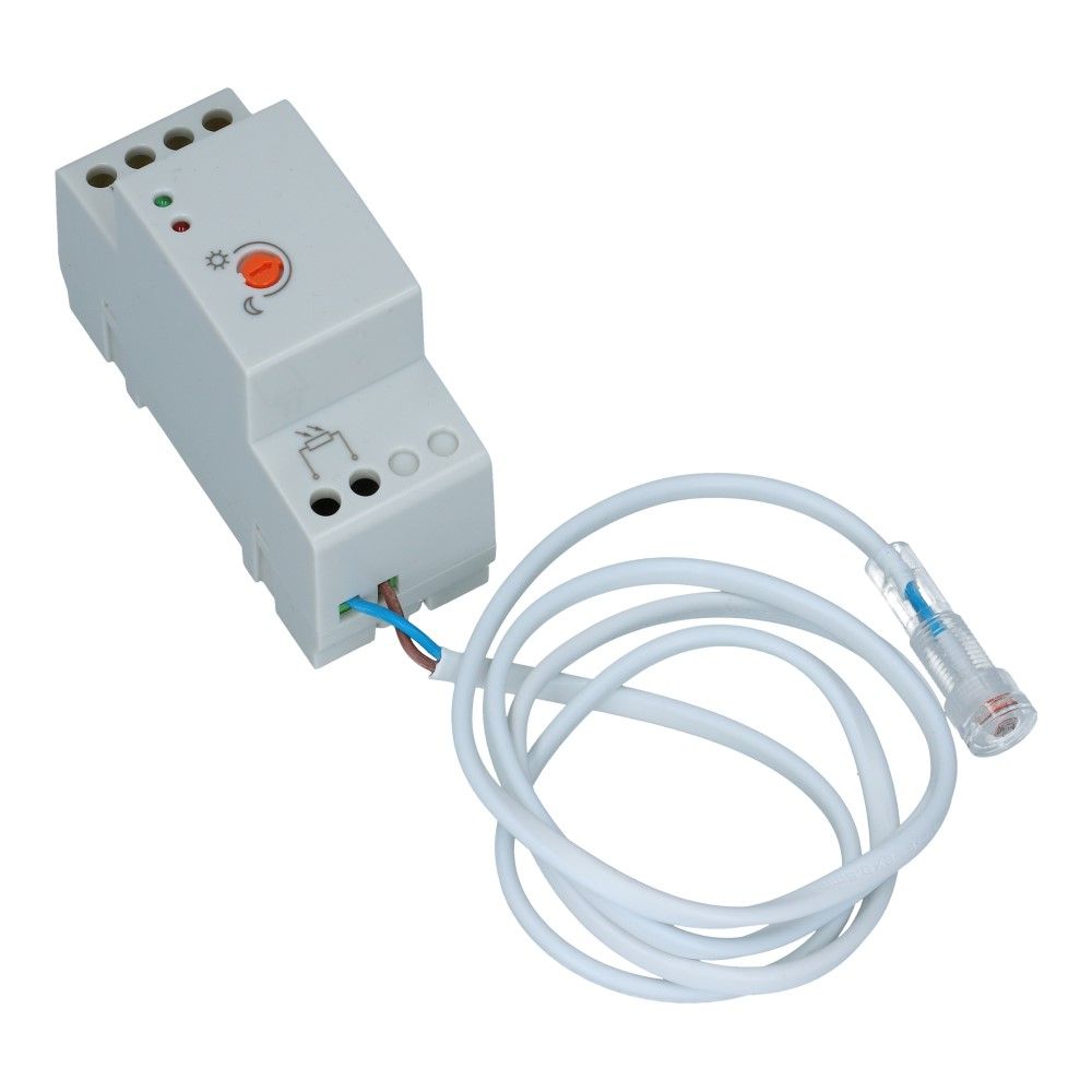 Lichtsensor IP65 incl. relaismodule 20A 2-100Lux