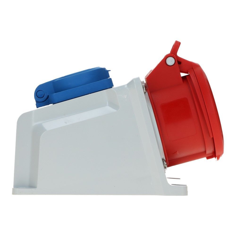 CEE female 5 polig 6H 16A IP44 wcd 380-415 VAC + schuko wcd
