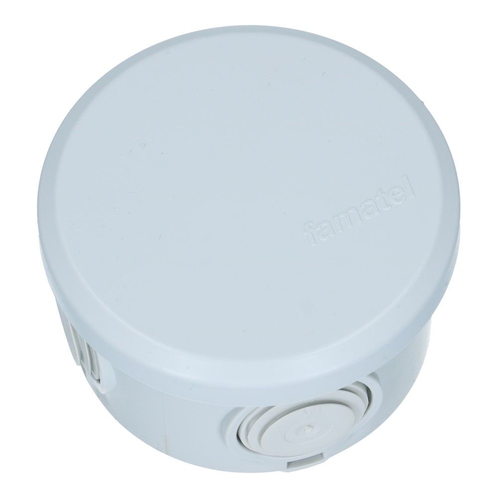 Rond 84x50 Lasdoos met 4 kegels 20mm IP55