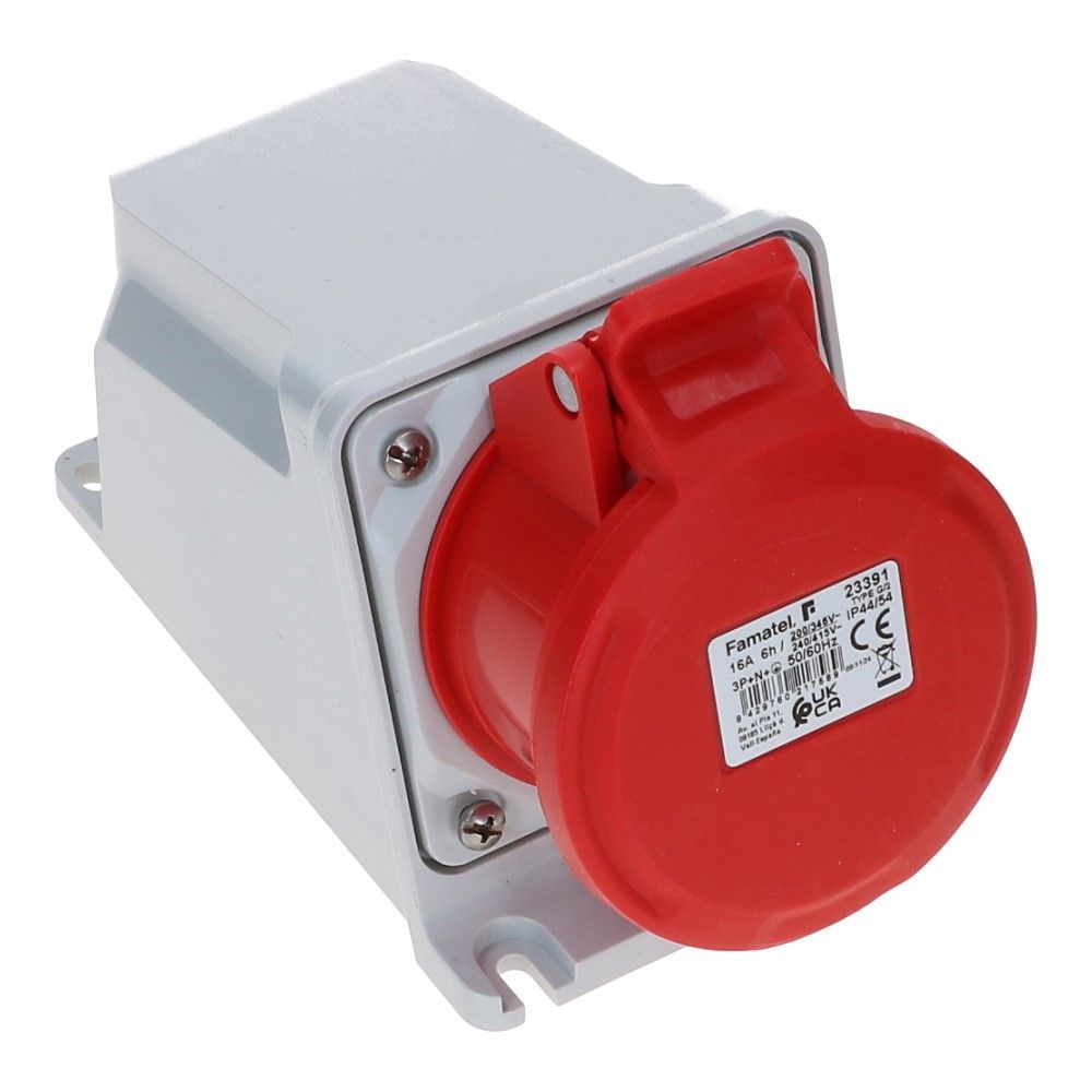 CEE female 5 polig 6H 16A IP54 wcd 380-415VAC