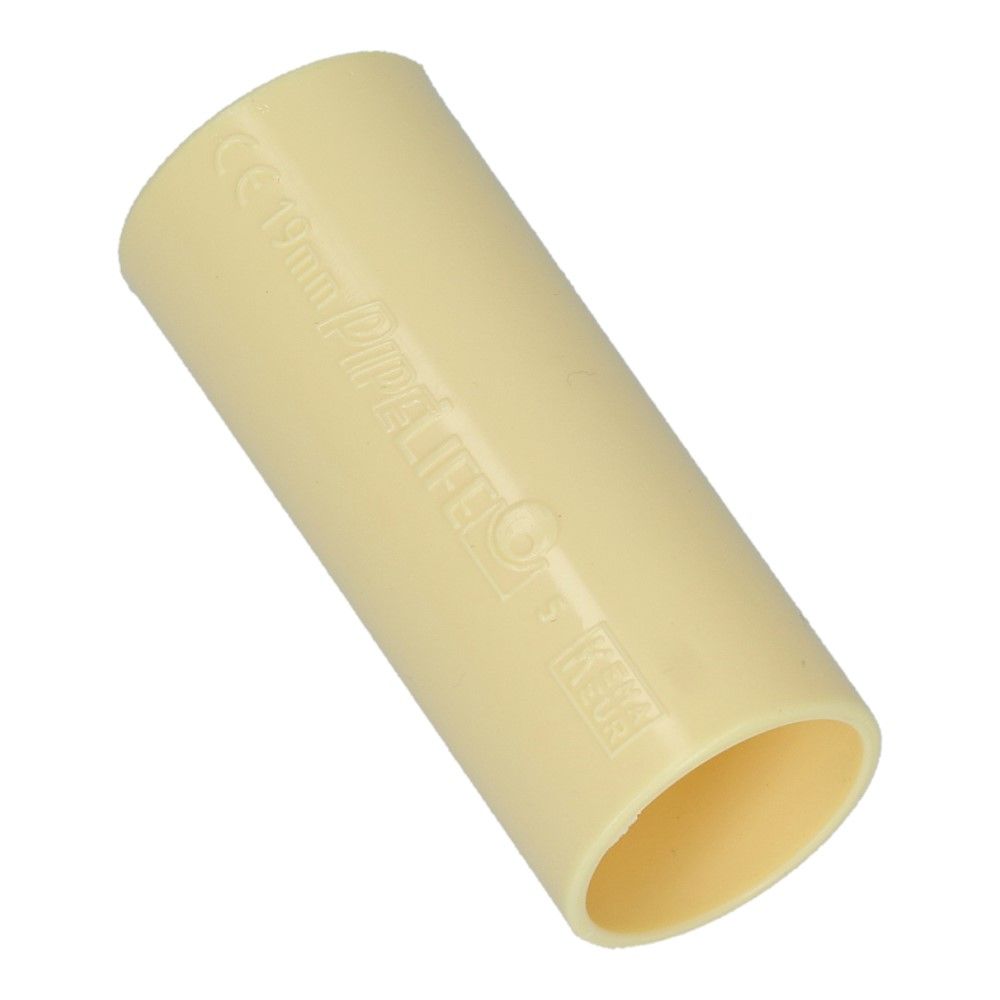 PVC sok crème 19mm Polivolt - 50 stuks