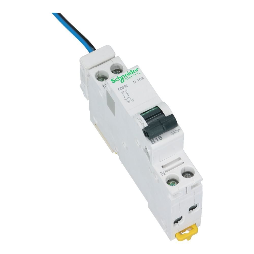 Acti9 PowerTag 1 polig + nul bovenmontage pitch 9mm offset 5mm