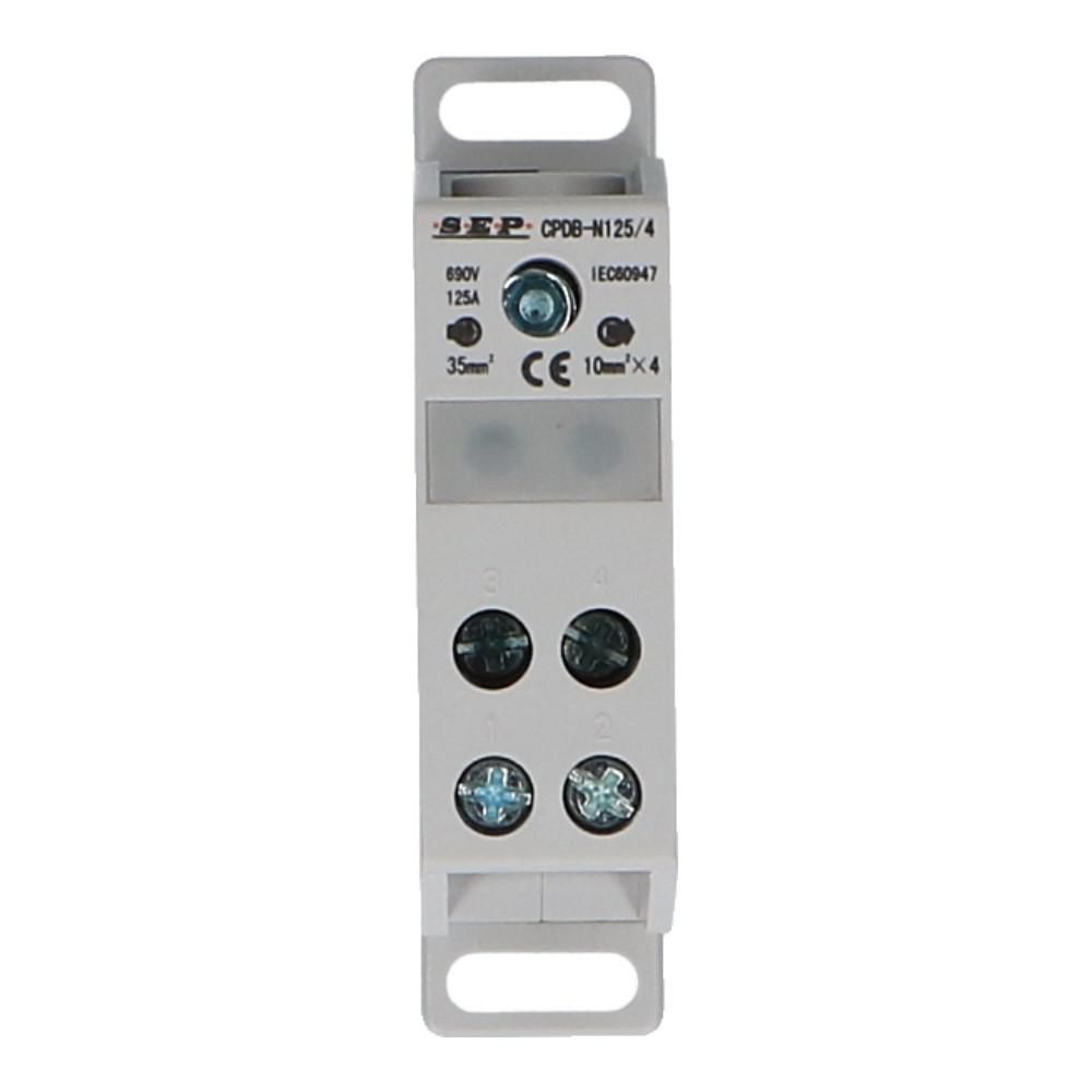 Aftakklem CPDB 125A 1x35mm² 4x10mm²