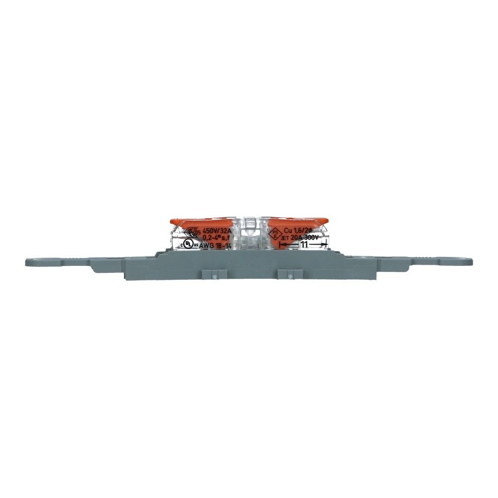 WAGO Bevestigingsadapter doorvoerconnector 1-voudig schroefbevestiging en trekontlasting - 5 stuks