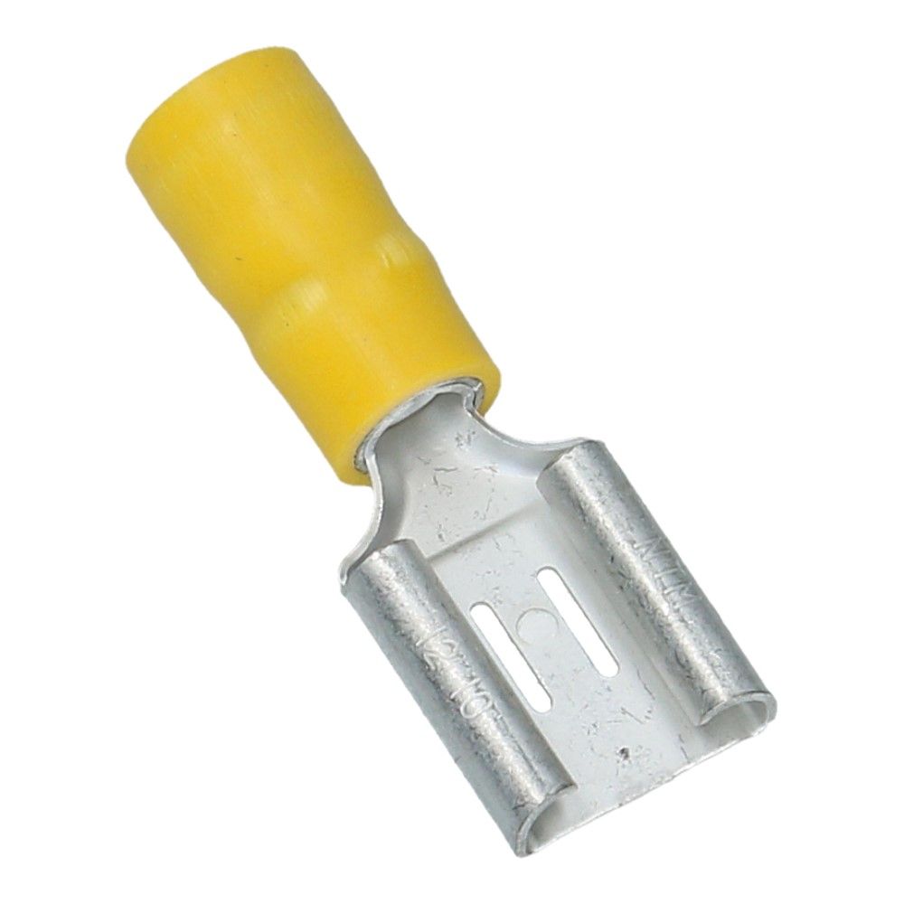 Kabelschoen contra B-9.5mm D-1.2mm Geel - 100 stuks